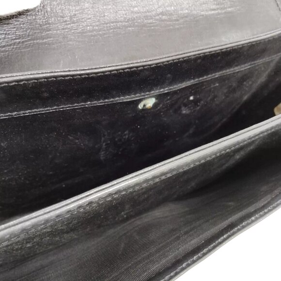 500385AH (S6) Gucci Crossbody Bag Black Leather - Picture 6 of 9